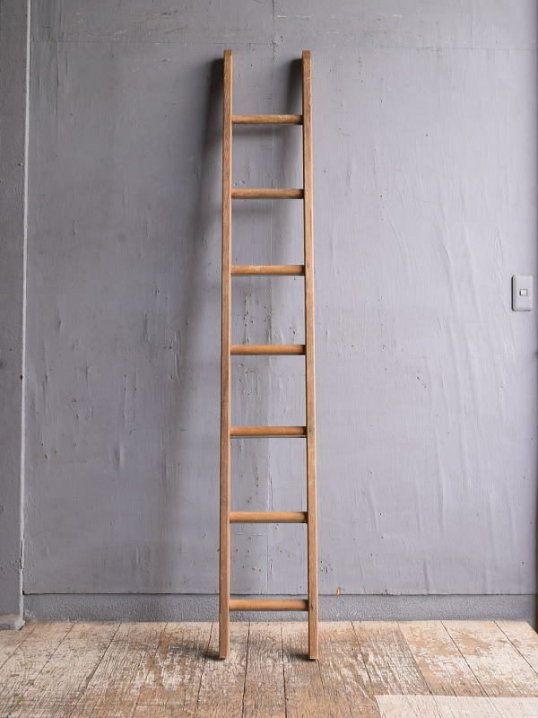 イギリス アンティーク 木製ラダー 梯子 ディスプレイ 12348