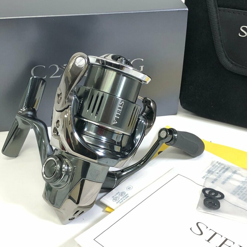 K 未使用 シマノ 22 ステラ C2500 SXG スピニングリール 箱 リールカバー付き | SHIMANO STELLA Made in Japan Fishing reel
