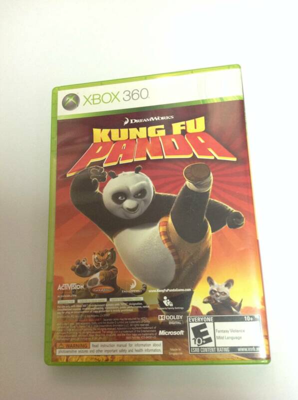 中古品 北米版 XBOX360ソフト Kung Fu PANDA/ Indiana Jones 2セット