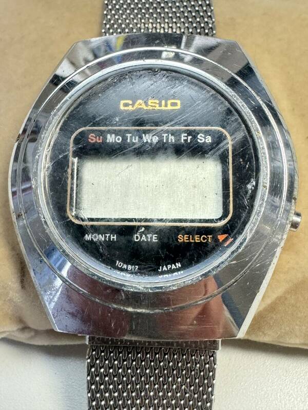 Ｌ344　腕時計　CASIO/カシオ　R-15 初期デジタル　オールドデジタル　カシオトロン　アンティーク　レトロ　ビンテージ