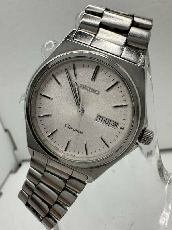 【SEIKO 】クォーツ 腕時計 5H23-7060 中古品　不動　ジャンク　わけあり