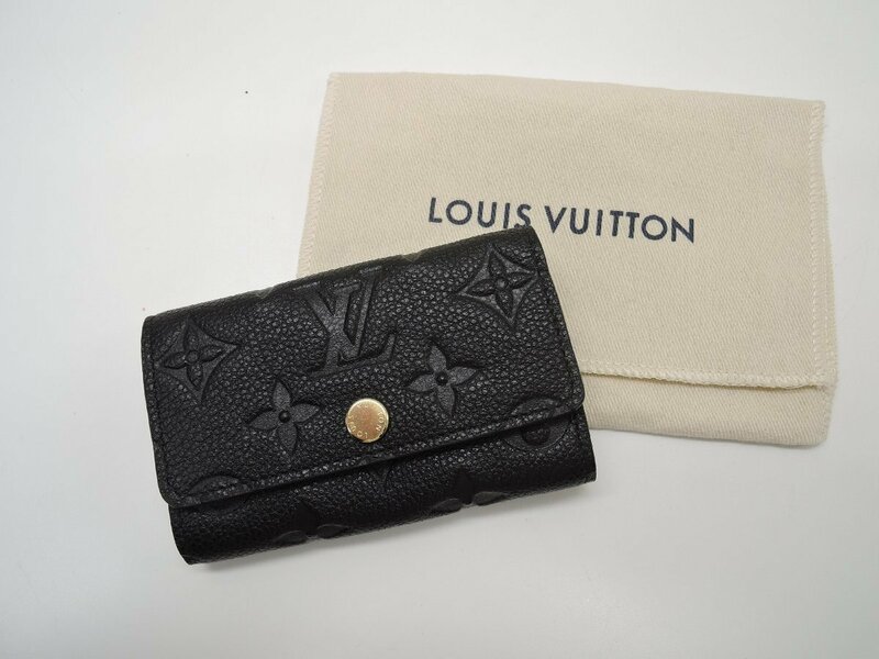 【美品】LOUIS VUITTON ルイヴィトン モノグラム・アンプラント ミュルティクレ6 M64421 キーケース 中古 ランクSA BRB・バッグ・財布