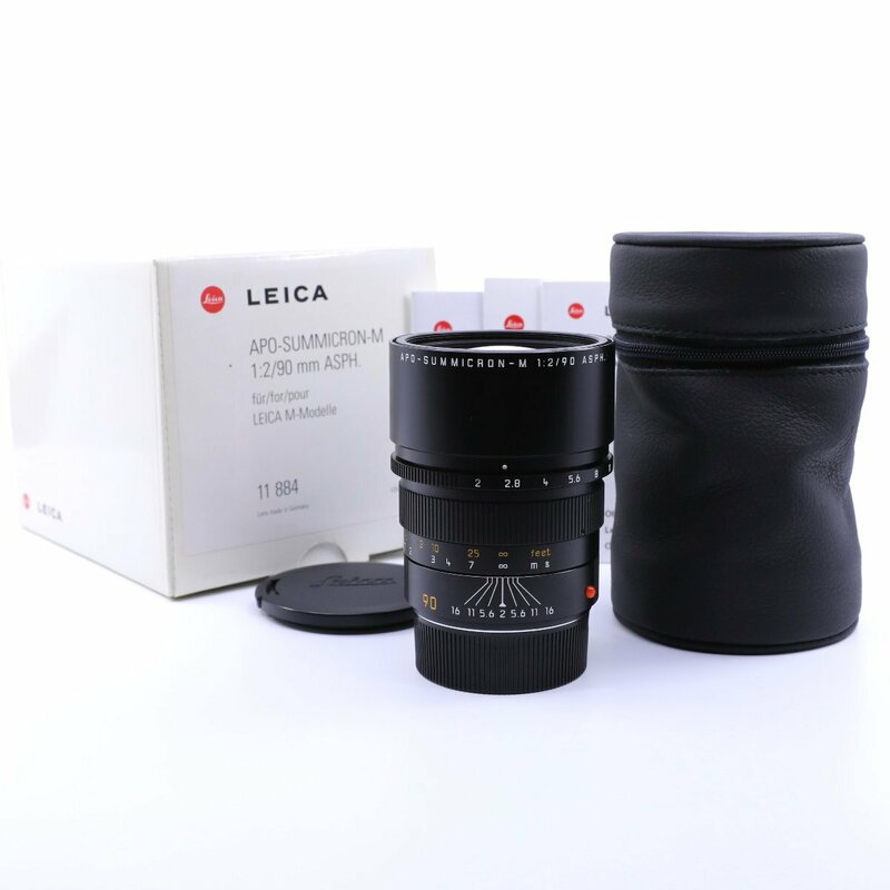 ＜良品＞ Leica ライカ アポ・ズミクロンM f2/90mm ASPH. ブラック