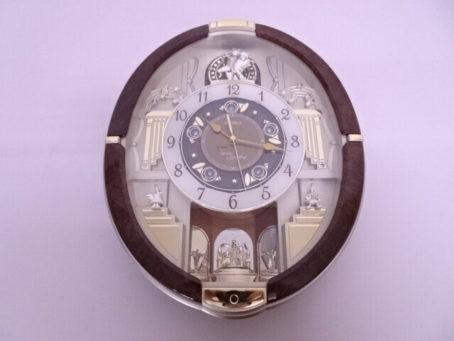 SEIKO セイコー　 電波掛け時計 　からくり時計 　メロディー30曲　メーカー品番：RE571B　動作確認済