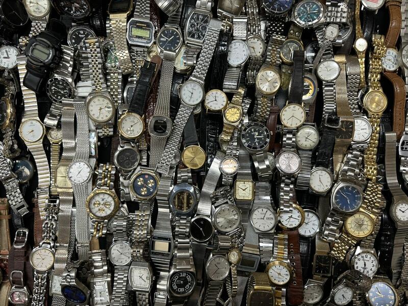 腕時計 大量 約500点 セット まとめて 時計 SEIKO CYMA CITIZEN Yves Saint Laulent TECHNOS Marc Jacobs NIXON agnes.b 等 ジャンク F201