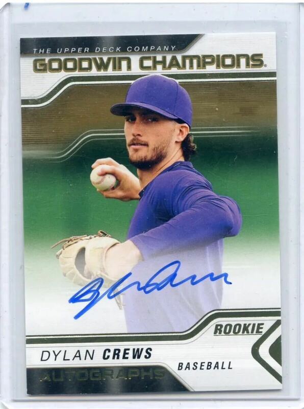 2023 Upper Deck Goodwin Champions Dylan Crews Auto Rookie RC ディラン・クルーズ ドラフト全体2位 プロスペクト