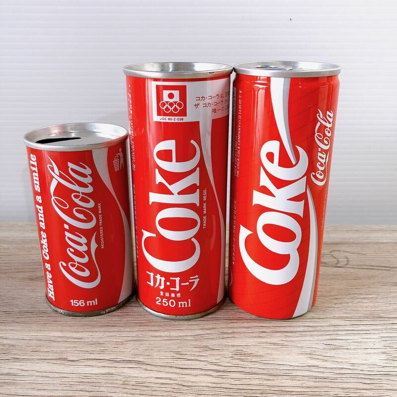 コカコーラ Coca-Cola ヴィンテージ缶 空缶 レトロ 昭和レトロ アンティーク コレクション コレクター コカコーラロンドン 輸入品 当時物
