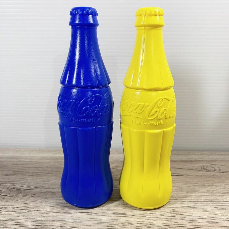 激レア コカコーラ Coca-Cola コーラ プラスチック ボトル ペンケース 色鉛筆 ミニボトル コレクション イタリア製 海外雑貨 レトロ 