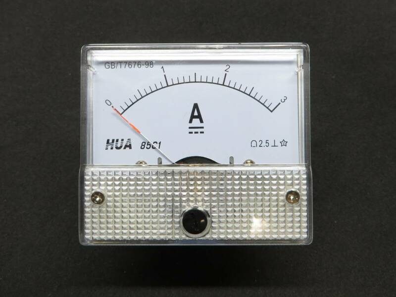 DC3A アナログ電流計 パネルメーター