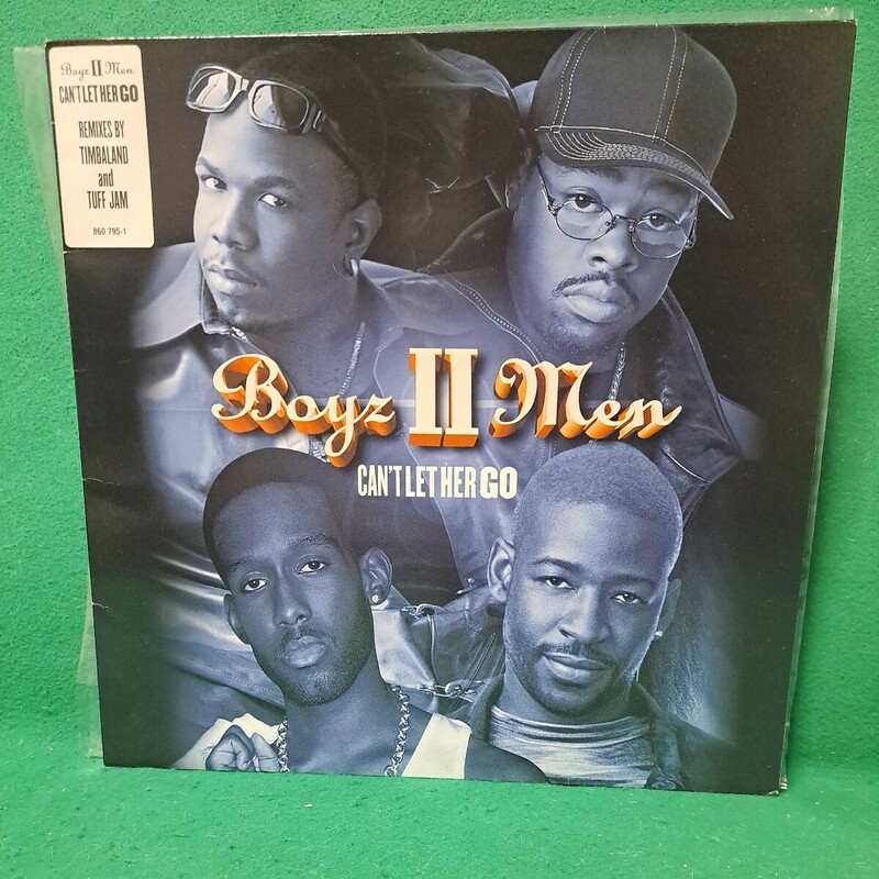 Boys Ⅱ men CAN'T LET HER GO LPレコード 1998年 モータウン 送料510円