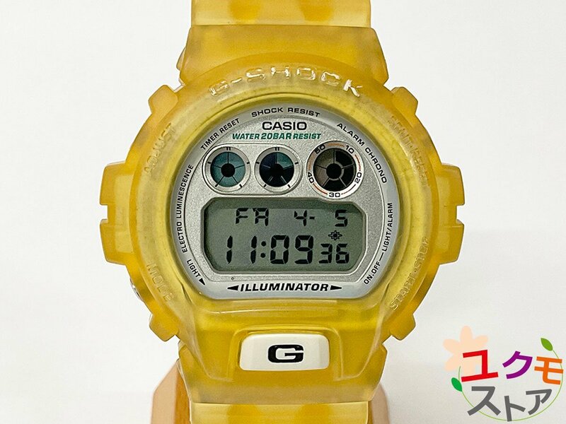 CASIO カシオ G-SHOCK 1996年 第五回国際イルカ・クジラ会議 イルクジ DW-6900K Gショック 電池交換済 動作確認済