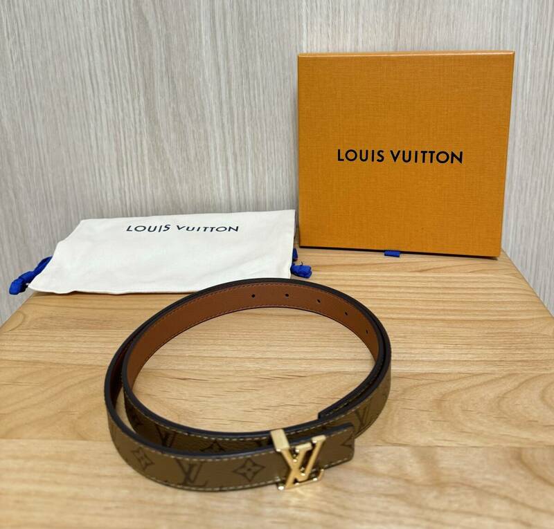 超美品☆M0440W ルイヴィトン ベルト・LV アイコニック 20MM リバーシブル☆レディース