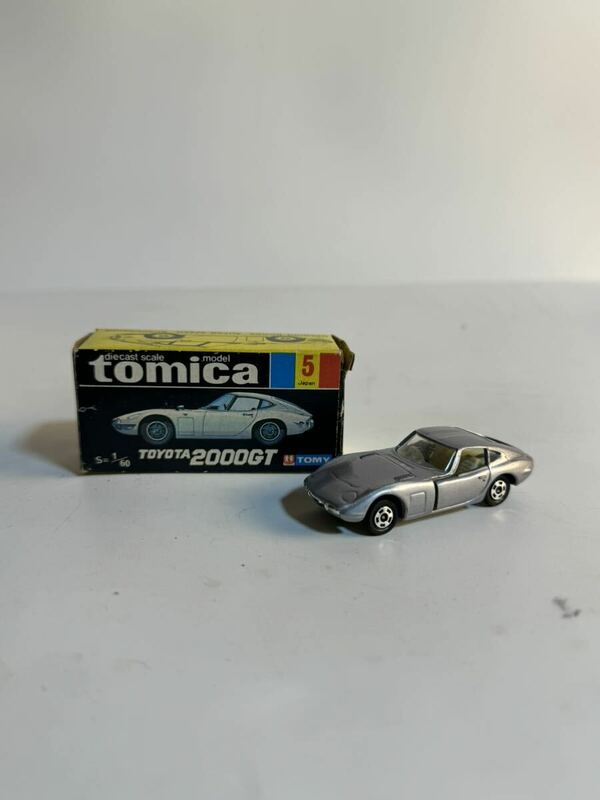 TOMICA 黒箱 no. 5 TOYOTA 2000GT トヨタ当時物 絶版 ミニカー コレクション トミカ