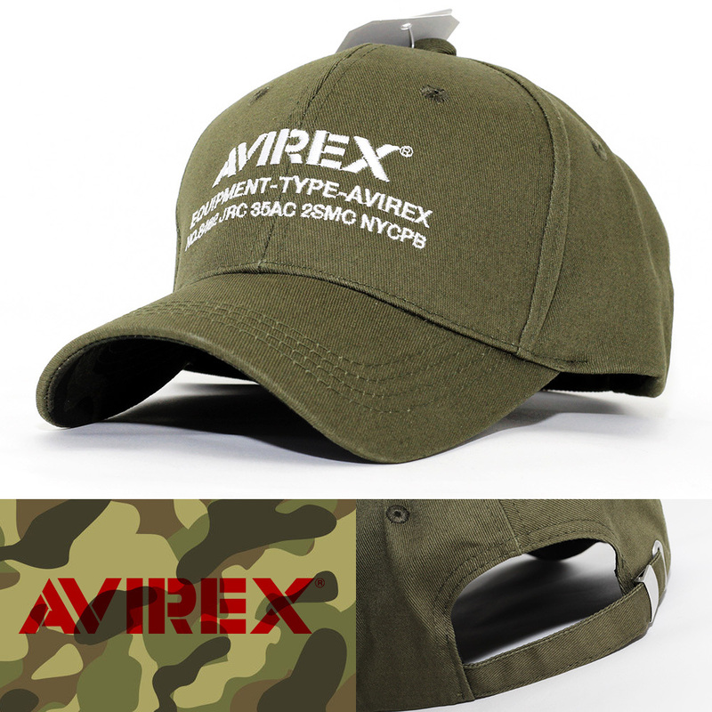 ローキャップ 帽子 メンズ AVIREX NUMBERING LOW CAP アヴィレックス カーキ 14534000-35 アビレックス ミリタリー アメリカ