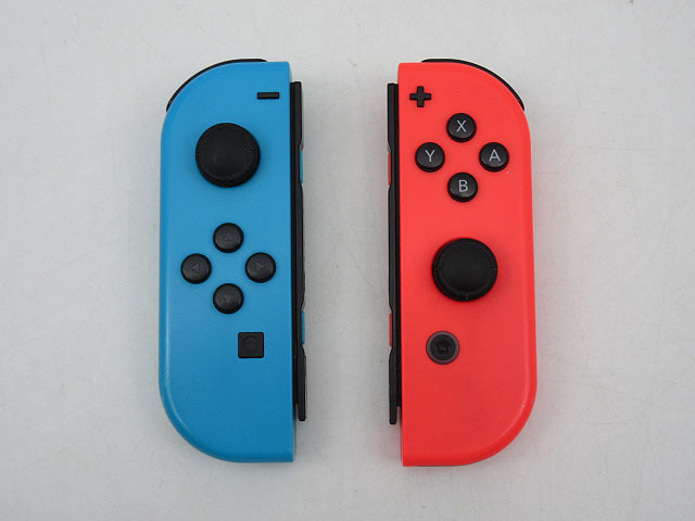 ★sz1726　ニンテンドースイッチ　ジョイコン　ネオンブルー＆ネオンレッド　Nintendo switch　L R　ジャンク品　動作確認済　送料無料★