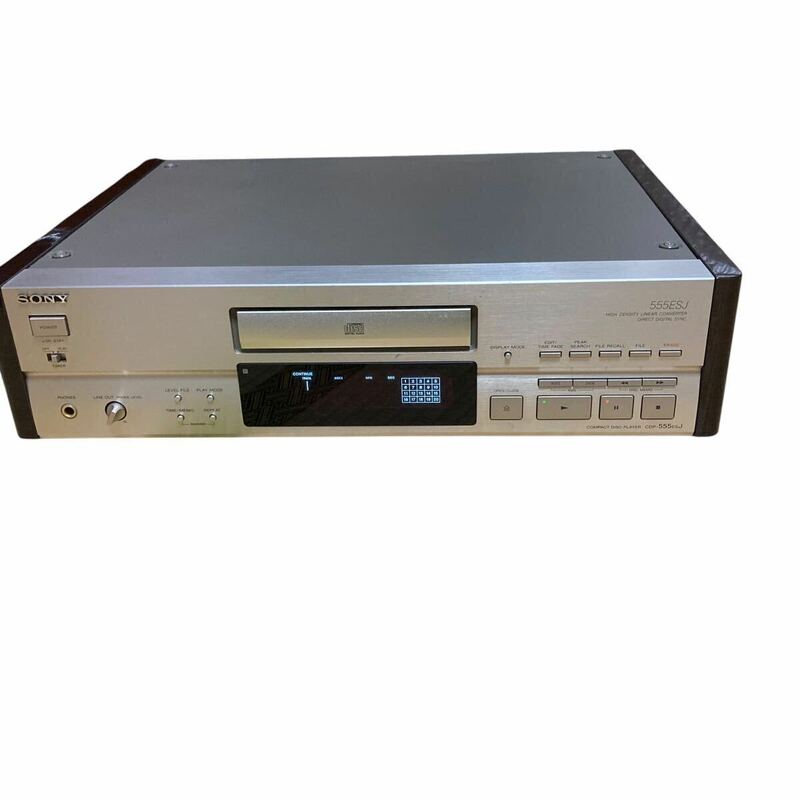 SONY CDプレーヤー CDP-555ESJ 動作未確認　ジャンク品