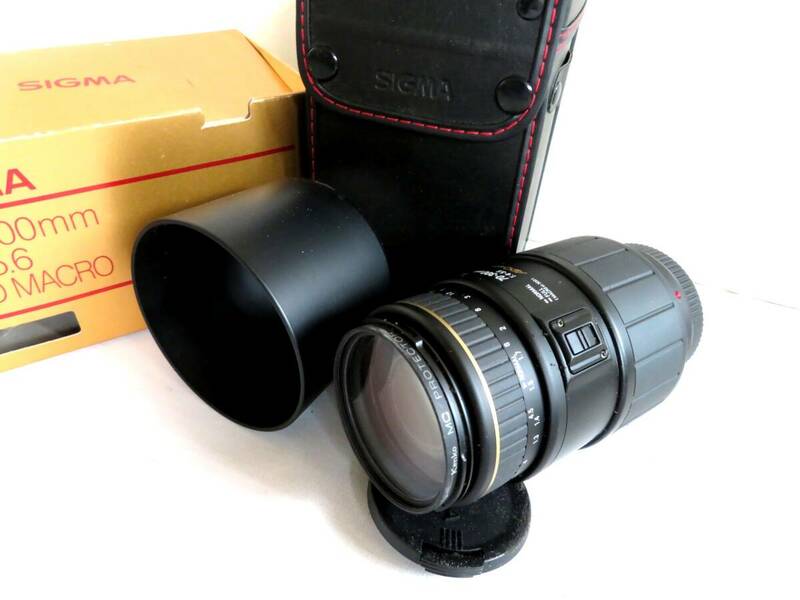 ●【ト足】シグマ レンズ SIGMA 70-300㎜ F4-5.6 APO MACRO AF ケース付き 一眼レフカメラレンズ CEZ01ZZG18