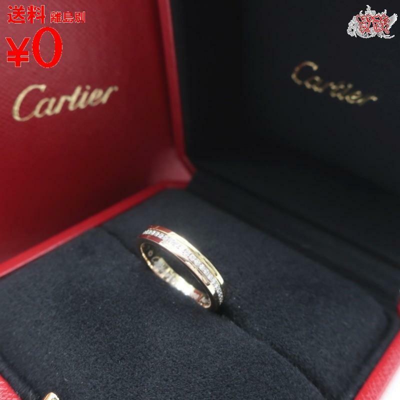 買蔵 Cartier カルティエ ヴァンドーム フルエタニティリング ＃51 約11号 K18 YG ダイヤモンド