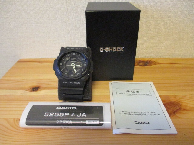 美品　正規品　カシオ　CASIO　G-SHOCK　メンズ　腕時計　ジーショック　デジアナ　5255　GA-150　付属品あり　使用頻度少ない！　
