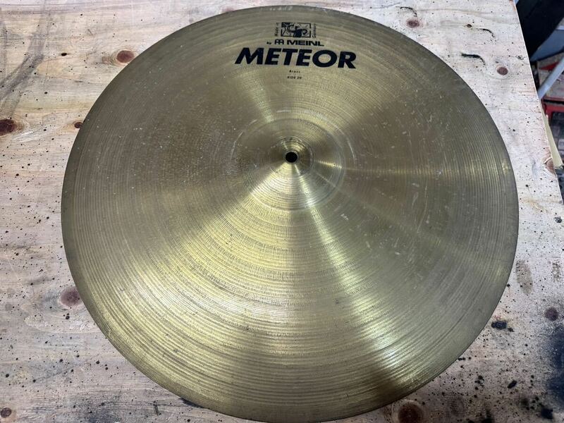 ［美品］MEINL マイネル METEOR brass Ride 20インチ ライドシンバル