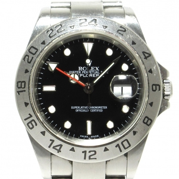 ROLEX(ロレックス) 腕時計 エクスプローラー2 16570T メンズ SS/12コマ 黒