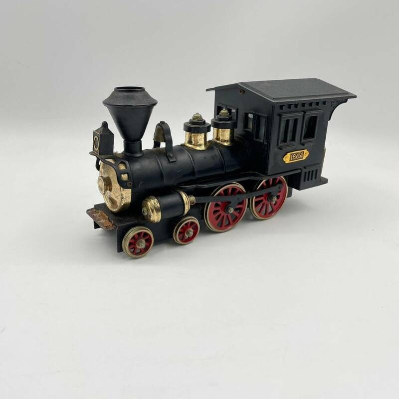 【★レトロ】蒸気機関車 模型 1864 鉄道模型 ミニカー 国鉄 オブジェ おもちゃ 玩具 ビンテージ 日本製 ジャンク品