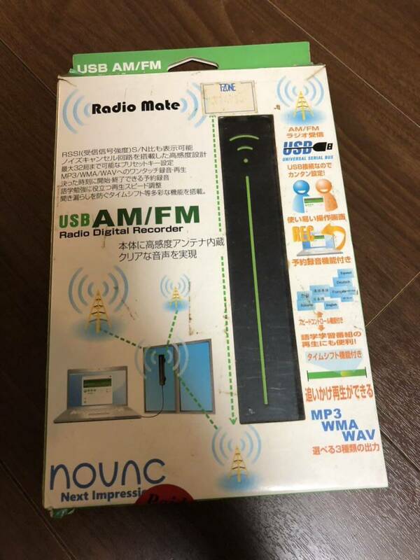 4.17 Radio Mate NOVAC USBAM/FM Radio Digital Recorder 現状　未確認ジャンク