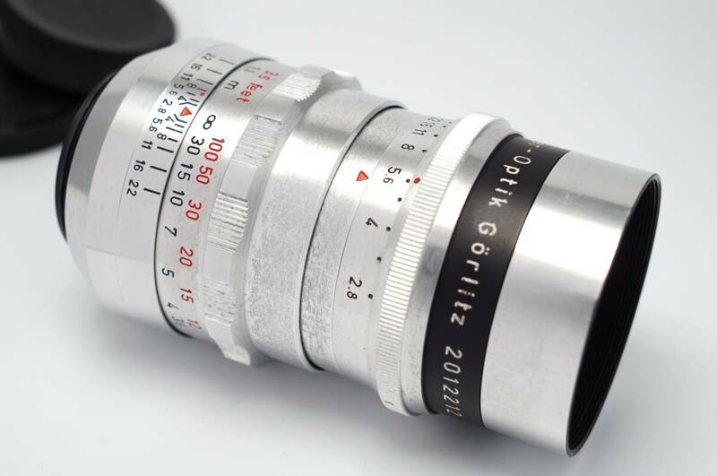 47【良上品】M42 Meyer-Optik Gorlitz Trioplan 1:2,8/100mm マイヤー トリオプラン 赤V バブルボケ 1958年製 f2.8