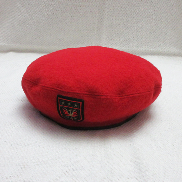 日本製■ベレー帽 帽子 ワッペン ヴィンテージ レトロ