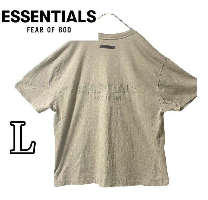 エッセンシャルズ FOG essentials 半袖 Tシャツ バックロゴ ピスタチオ Lサイズ