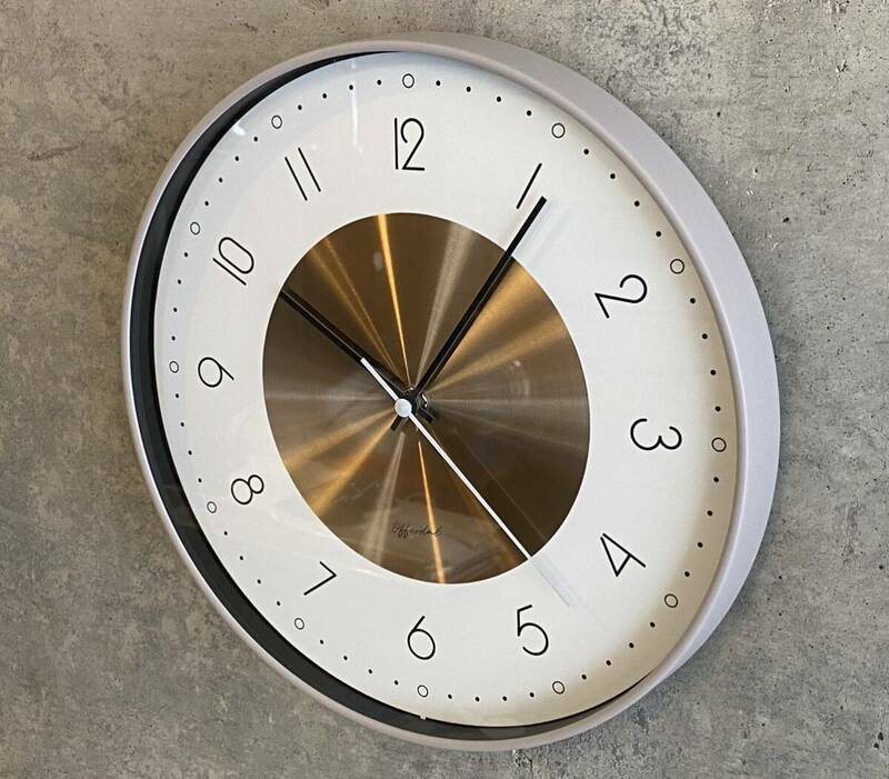 HM wall clock スウィープ式(検索,ミッドセンチュリー,イームズ,ビンテージ,50's,60's,北欧,ハワードミラー,ACME,ビンテージ時計,クロック