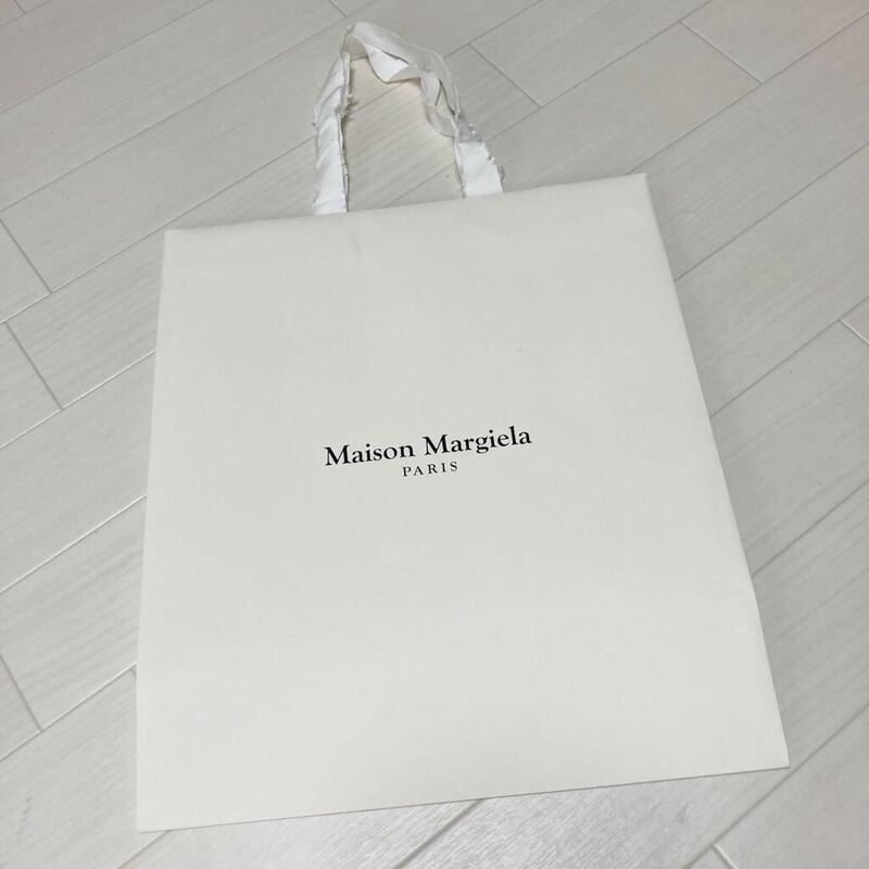 Maison Margiela Maisonメゾンマルジェラ ショッパー　紙袋 マルジェラ エコ ショップ袋 大きめ 大 39×45マチ18