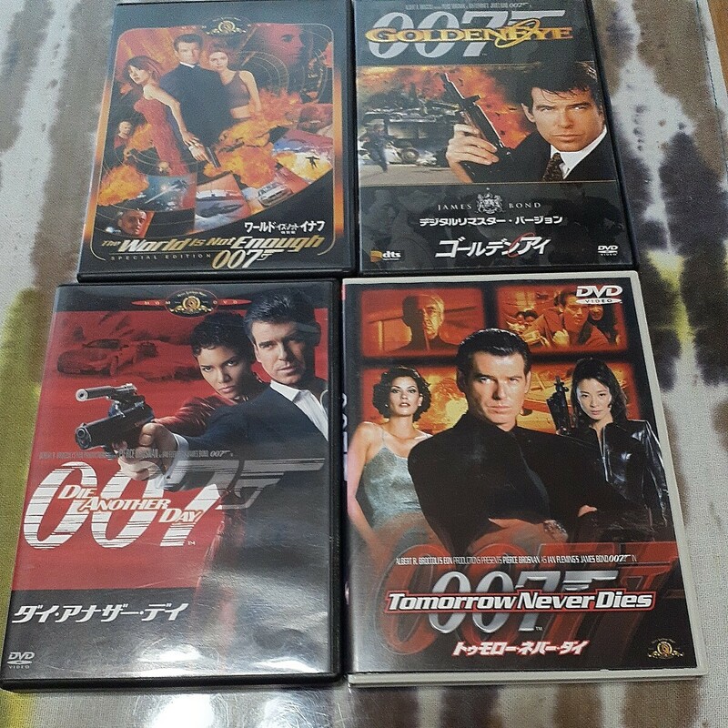 007(ピアースブロスナン) DVD4作品中古セット