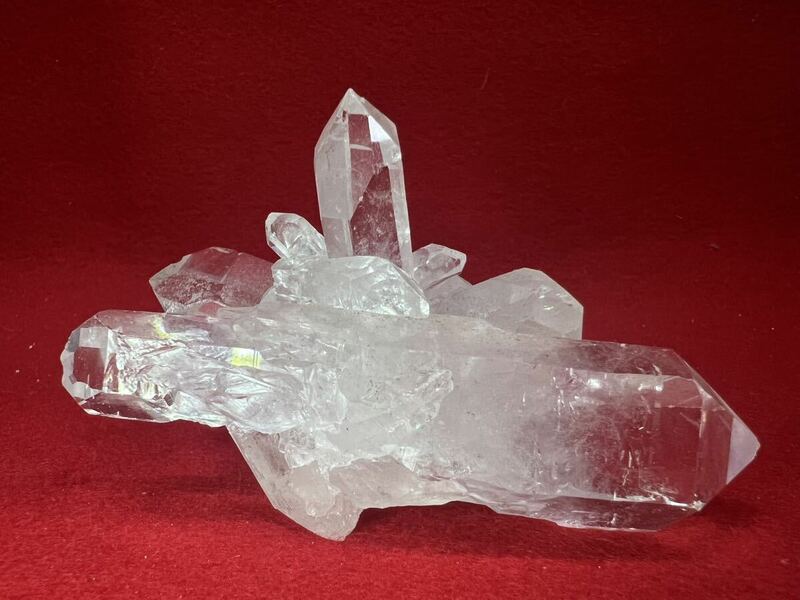 レインボー　水晶クラスター クォーツ クリスタル　　原石 天然石 水晶