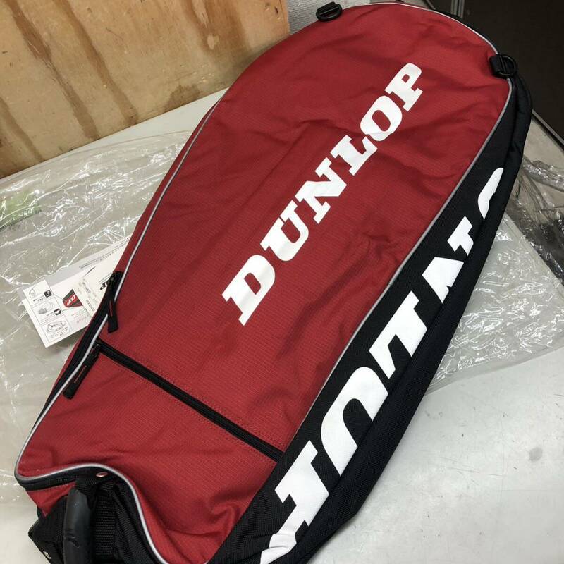 18 DUNLOP TPC-2402 赤 ラケットバッグ 中古 未使用 長期保管品 テニス tennis bag ラケット