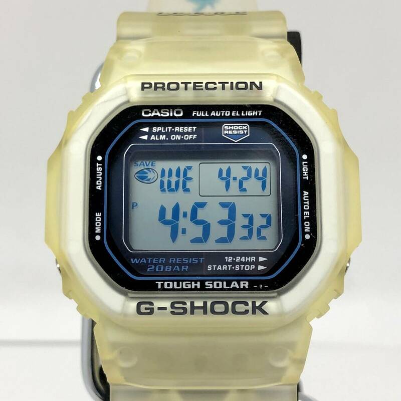 G-SHOCK ジーショック CASIO カシオ 腕時計 G-5600K-7 2003年 イルカクジラ イルクジ スケルトン ホワイト デジタル 【ITAKZQGANFWU】