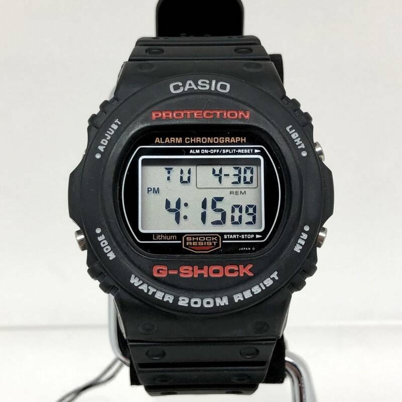 G-SHOCK ジーショック 【IT8K6NH6UXPO】 CASIO カシオ 腕時計 DW-5700C-1V 初代スティング ブラック デジタル ラウンド クォーツ メンズ