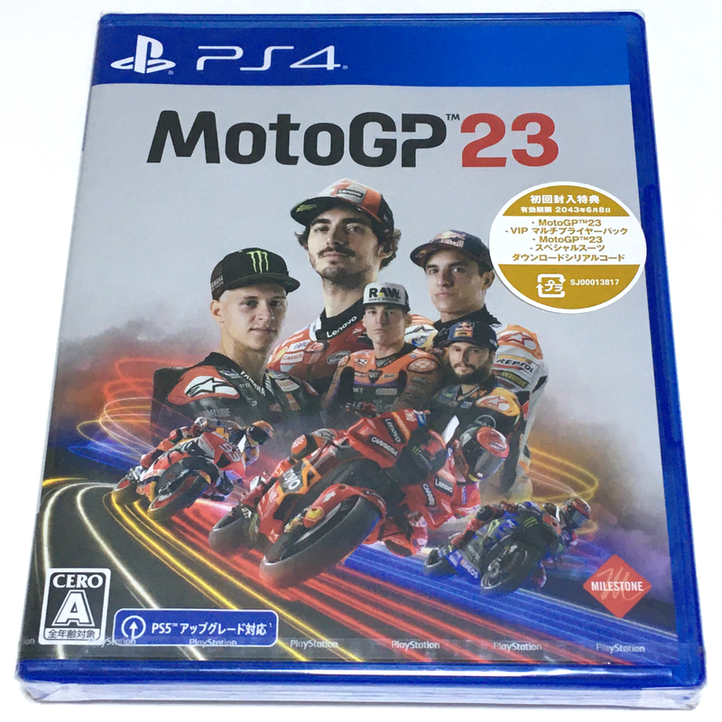 ■【新品未開封】MotoGP23　モトGP23　PS4　ロードレース世界選手権　Moto GP23　MotoGP 2023　Moto2 Moto3 MotoE　WGP　バイク　MILESTONE