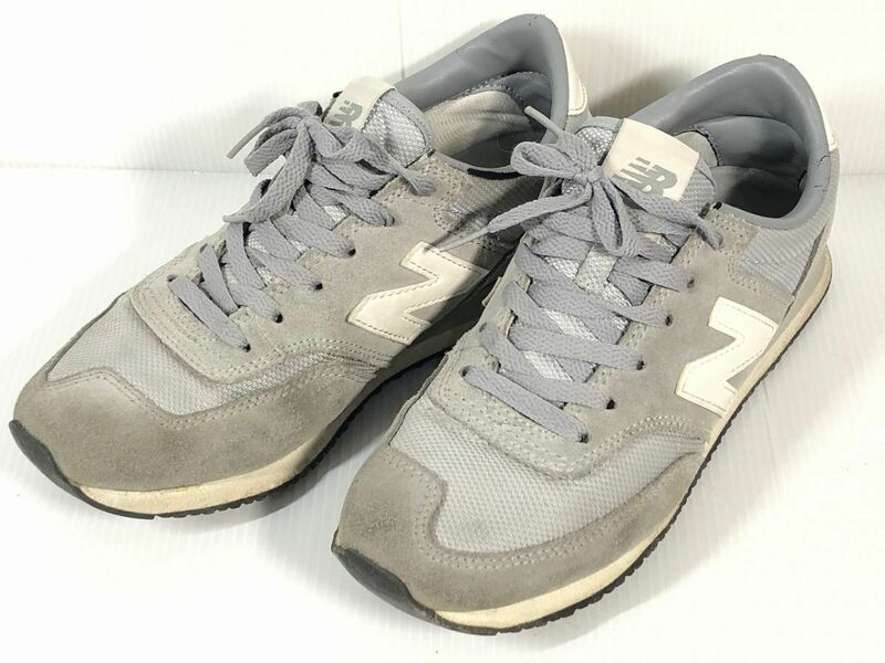 ニューバランス new balance スニーカー レディース 24.5cm グレー 中古 CW620GRY 型番 G8