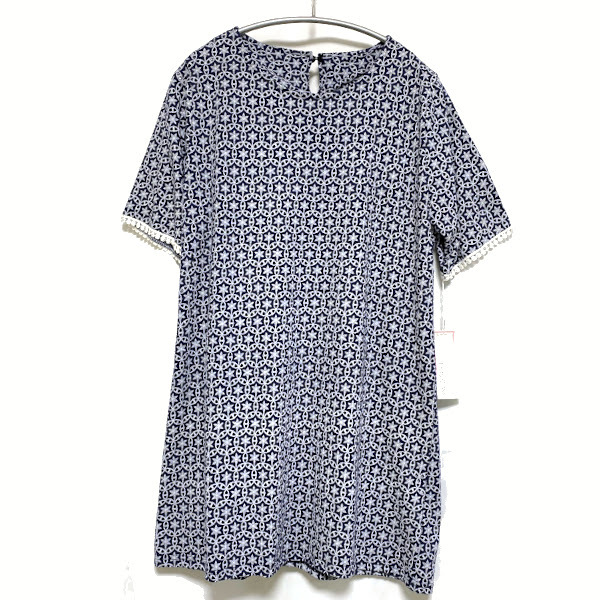 ★新品 未使用【FairyCross】定価5,900円総レース調 ◎チュニック ◎ブラウス ◎カットソー ●ゆったり◎サイズM～L