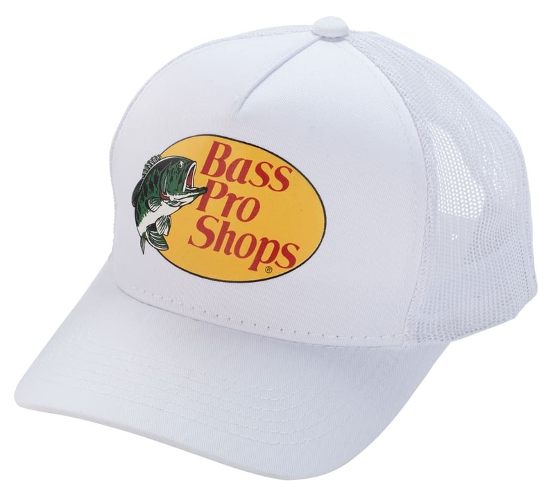 Bass Pro Shops Mesh Trucker Cap White ホワイト 白 バスプロショップス 帽子 キャップ アウトドアベッカム David Veckham 長瀬智也 Diplo