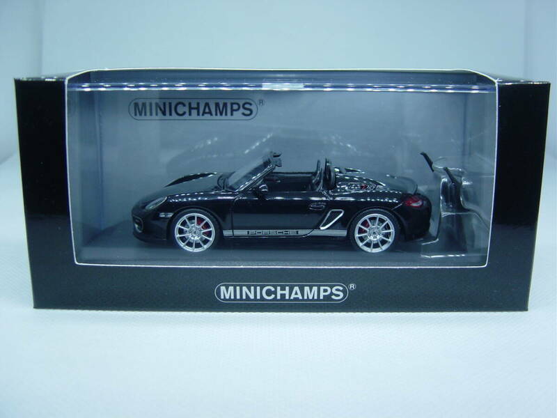 送料350円～ MINICHAMPS 1/43 Porsche Boxster Spyder 2010 Schwarz/Black ポルシェ ボクスター スパイダー