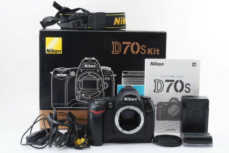 ★美品・元箱付き・シャッター回数8400！★ Nikon D70s　デジタル一眼レフ ニコン　#0346