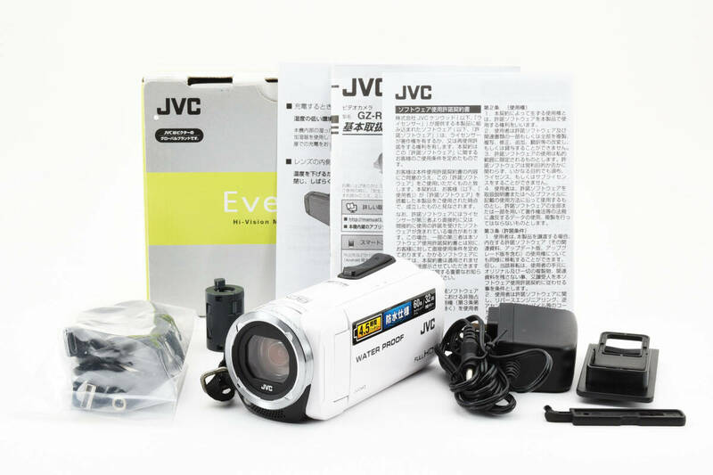 ★元箱付き★ JVC GZ-R70-W ホワイト　デジタルビデオカメラ ハンディカム #0376