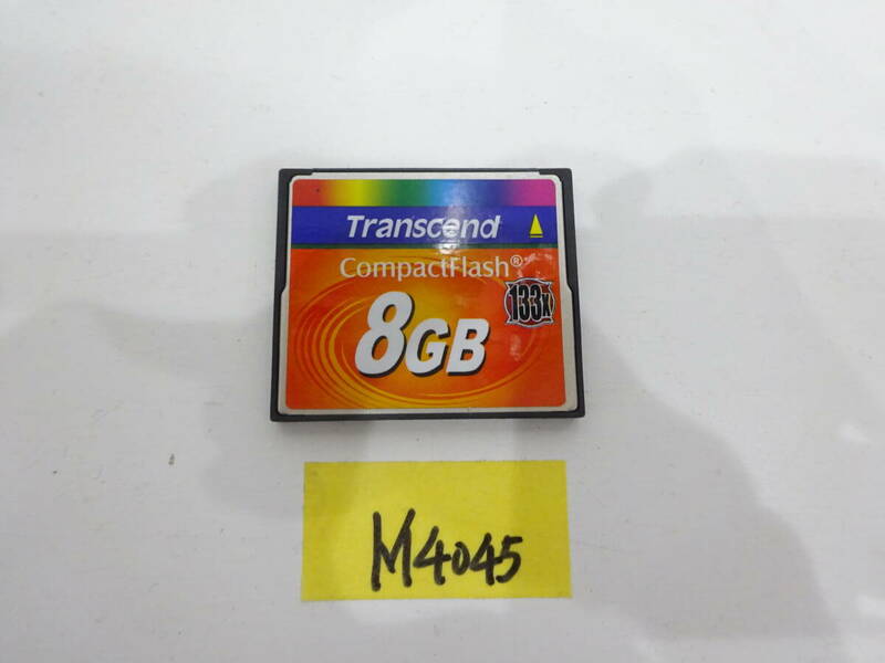 CFカード 8GB トランセンド 133x Transcend コンパクトフラッシュ CompactFlash Card　動作確認済み　M4045