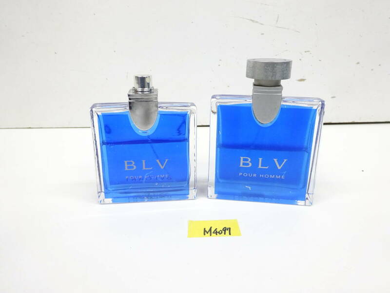 ブルガリ BVLGARI ブルガリ ブルー BLV プールオム オードトワレ EDT 香水 50ml ２本　蓋欠品　M4097