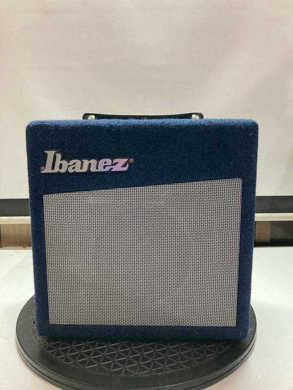 TA019 ギターアンプ Ibanez アイバニーズ IBZ-G 星野楽器 アンプ ギター用 ベース用 青 ケーブル付 オーディオ機器