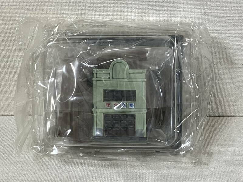昭和情景博物館 都電の風景 T-6 散髪屋(看板建築) 未組立 1/150 Nゲージ ジオラマ