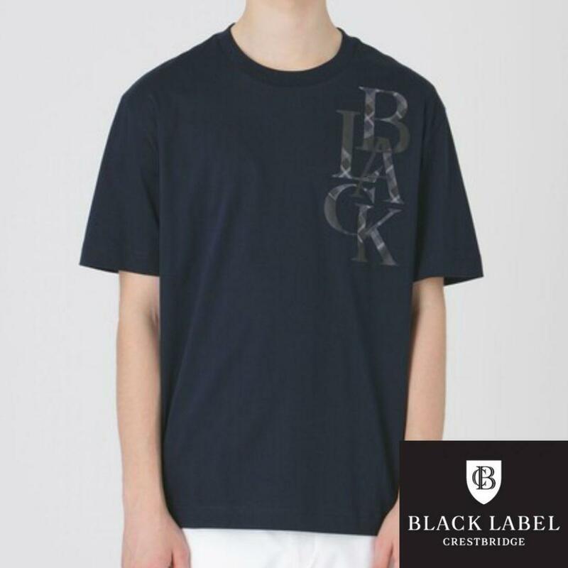 【新品タグ付き】ブラックレーベルクレストブリッジ チェックロゴ半袖Tシャツ L