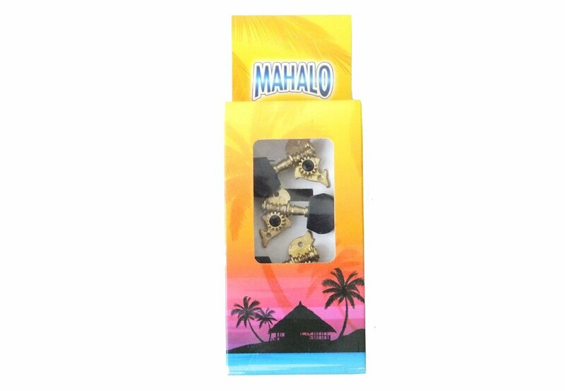 ウクレレ用糸巻■マハロ MAHALO■UMH100G　GD　BK■未使用品②